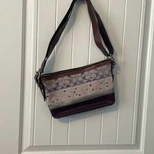Stylish Purple and Gray Women's Bag